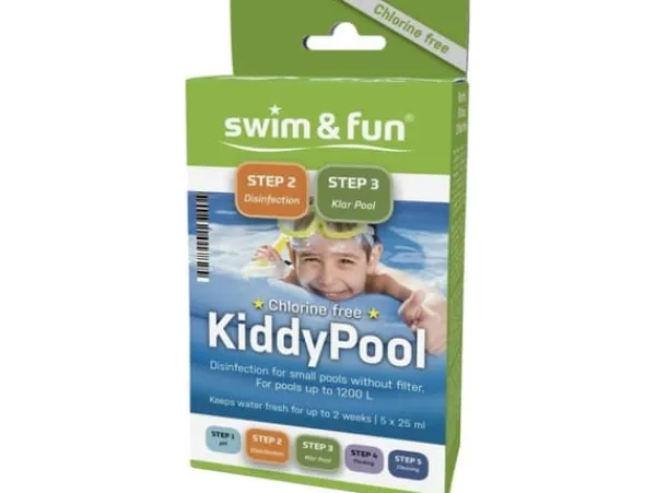 Clearance Swim&Fun KiddyPool för små pooler upp till 1200 L - 5 x 25 ml Pool- & Spatillbehör