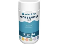 Swim&Fun Klor Starter Snabblösande Granulat - 1 kg - Steg 2A