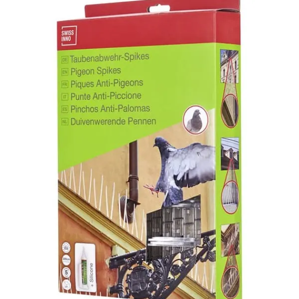 Hot Swissinno Natural Control Birds Away Spikes skydd mot duvor Funktionstyp Avskräckande 1 st Insektsmedel & Djuravvisande Medel