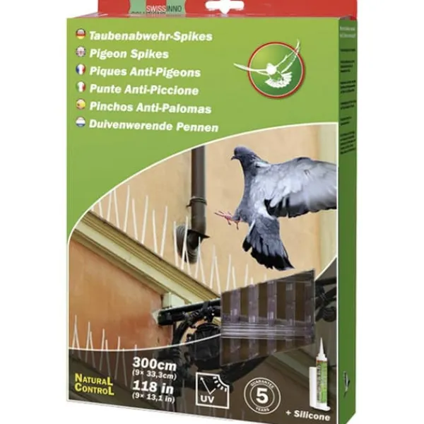 Hot Swissinno Natural Control Birds Away Spikes skydd mot duvor Funktionstyp Avskräckande 1 st Insektsmedel & Djuravvisande Medel