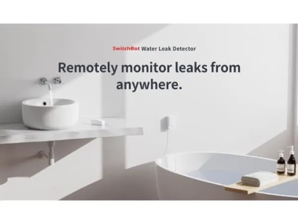 Clearance SwitchBot Water Leak Detector with Cable Läckagedetektorer