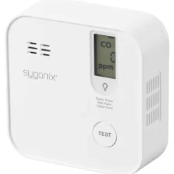 Outlet Sygonix Kolmonoxid-detektor inkl. 10 års batteri, med intern sensor batteri Detektering Kolmonoxid Rök- & Koloxiddetektorer