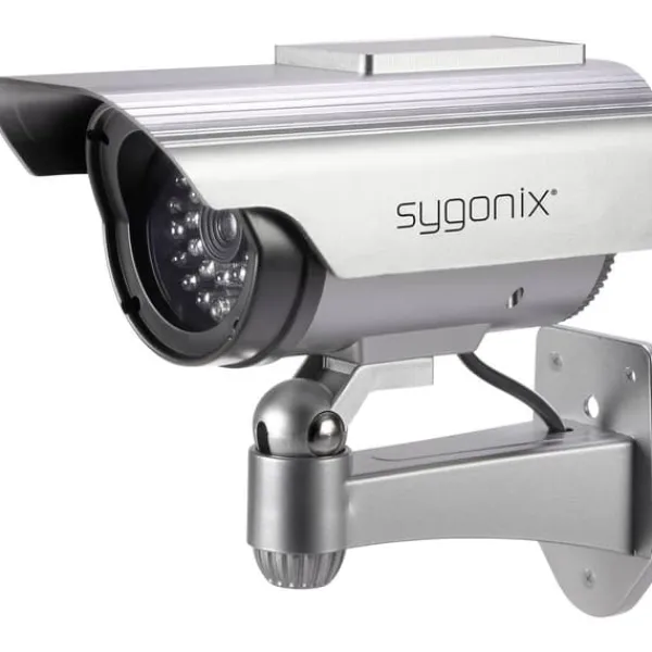 Best Sygonix SY-3420674 Kamera-attrapp med solcellsmodul, med blinkande LED Falska Övervakningskameror