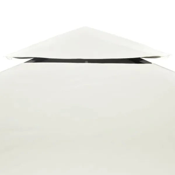 Tak till partytält & lusthus - Living Paviljongtak 310 g/m² 3 x 3 m gräddvit