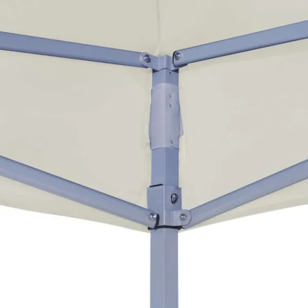 Tak till partytält 2x2 m - UV-beständig reservdel | Färg: Gräddvit | Storlek: 270 g/m²