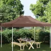 Hot Tak till partytält 4x3 m brun 270 g/m² Tält & Lusthus