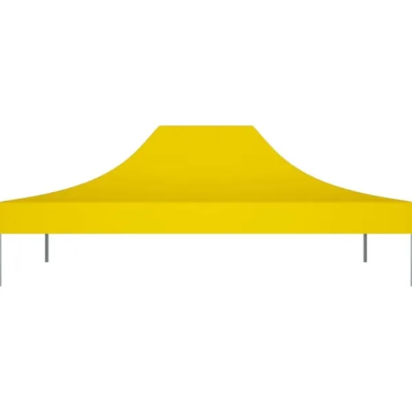 Discount Tak till partytält 4x3 m gul 270 g/m² Tält & Lusthus