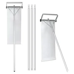 Taksnöskrapa, 193-619x47x22 cm, Silver Snöborttagning