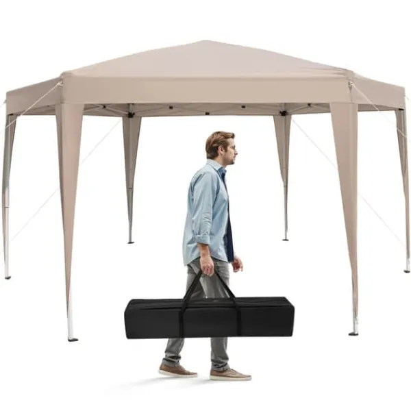 Takttält, 400x348 cm, Khaki
