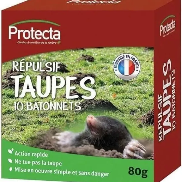 Outlet Taupes 10 avskräckande pinnar 80g Insektsmedel & Djuravvisande Medel