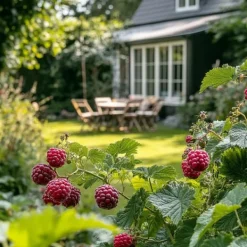 Taybär - Set om 3 - Rubus 'Tayberry' - Höjd 25-40cm - ⌀9cm