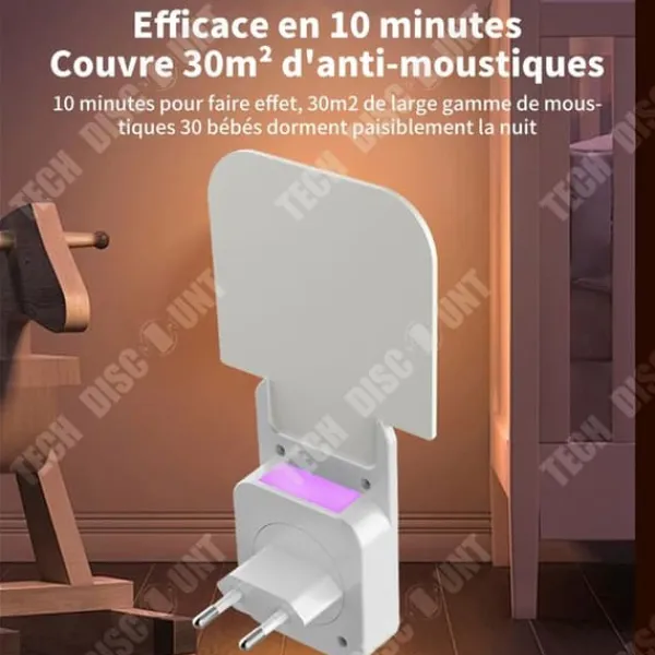 Online TD Anti Mosquito USB Anti Mosquito Lampa för inomhus och utomhus kök Vardagsrum Sovrum Avstängd Anti Mosquito lampa Insektsmedel & Djuravvisande Medel