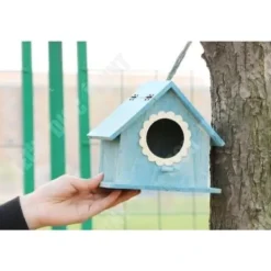 Sale TD® Fågelbo fågelbo dekoration fågelbur utomhus fågelhus dekoration fågelhus i trä För Fåglar & Småvilt