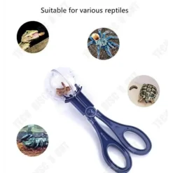 Online TD® Insect Catcher Capture Dispenser Mat Insektsklämma Daggmask Spindlar Reptiler Fjärilar Sax Billigt Kit Skadedjursfällor