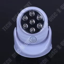TD® LED-lampa Ljus 360° rörelsedetektor roterar automatiskt Trådlös sensor Uteplats Säkerhet för trädgårdsvägg korridor toalett