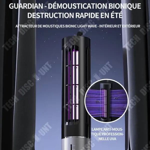 Outlet TD Mosquito Killer Lamp 1800V 7,7x7,7x37,4 cm USB Electric Insect Killer UV Mosquito Killer Lampa Inomhus myggmedelslampa Insektsmedel & Djuravvisande Medel