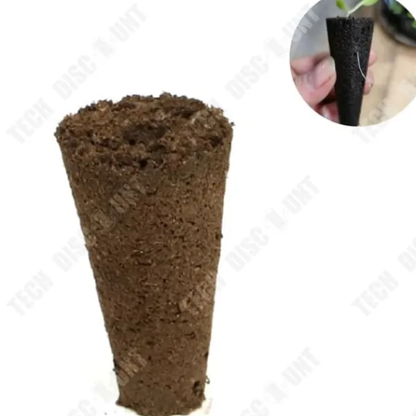 TD® 50-pack inomhus och utomhus krukjord Svamp Plantskola krukjord Organisk kolblock Universal lera Jord & Sand