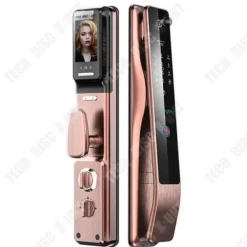 Sale TD® Stöldskydd automatisk dörr fingeravtryck lösenordslås fjärrkontroll visual cat eye smart induktionslås Hemlarmsystem
