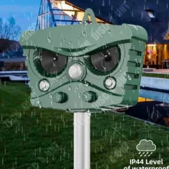 Sale TD® Ultraljudsavvisande medel Vatten- och dammbeständig USB-laddning Soldriven infraröd induktion Insektsmedel & Djuravvisande Medel