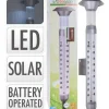 Outlet TERMOMETRO CON LAMPADA SOLARE 56CM ACCESSORI GIARDINO ESTERNO Trädgårdsprydnader