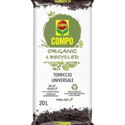 New TERRICCIO UNIVERSAL BIO VEGAN ORGANISK & ÅTERVUNNEN 20LT KOMPOST Jord & Sand
