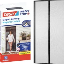 Hot tesa Insect Stop 55394-00001-00 Magnetisk gardin (B x H) 1.2 m x 2.4 m Antracit 1 st Insektsmedel & Djuravvisande Medel