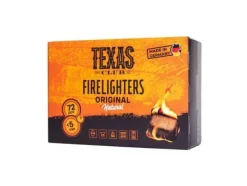 Hot Texas_Club Lighters Texas Club, 72 pcs Tillbehör Till Vedeldade Kaminer & Öppna Spisar