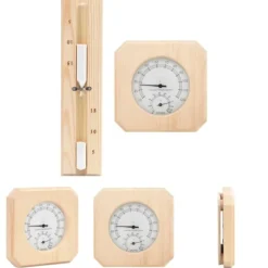 New The Living Store 2-i-1 Bastutermometer & hygrometer sandur set massiv furu - Bastutillbehör Bastu