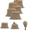 Discount The Living Store Jutesäckar 5 st 100x110 cm 100% jute 220 gsm - Resväskor & väskor Trädgårdskorgar