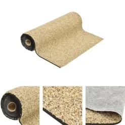 The Living Store Kantmatta naturlig sand 200x100 cm - Tillbehör till fontäner & dammar Fontäner & Dammar