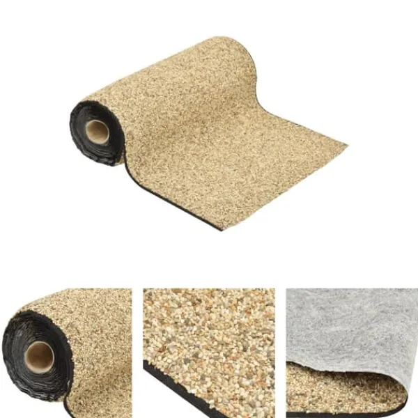 Discount The Living Store Kantmatta naturlig sand 200x40 cm - Tillbehör till fontäner & dammar Fontäner & Dammar