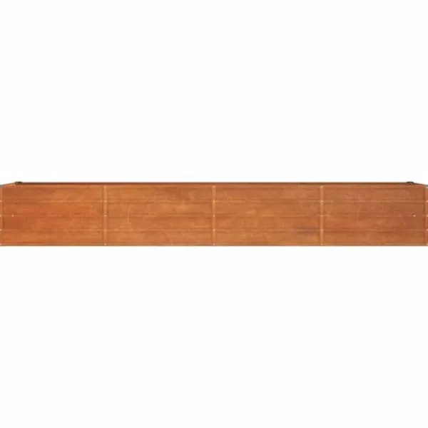 The Living Store Odlingslåda rostig 320x80x45 cm rosttrögt stål - Krukor & odlingslådor
