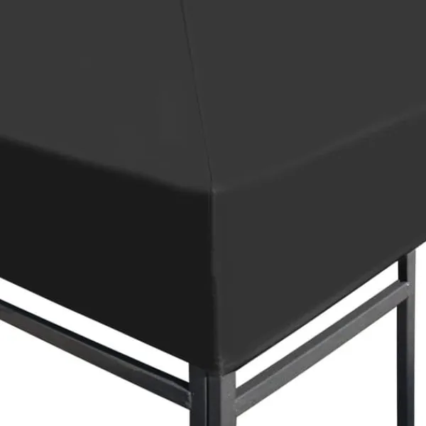 The Living Store Paviljongtak 310 g/m² 4x3 m grå - Tak till partytält & lusthus Tält & Lusthus