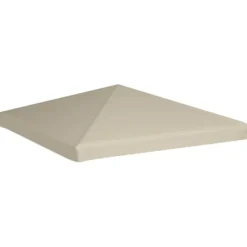 Hot The Living Store Paviljongtak 310 g/m² 3x3 m beige - Tak till partytält & lusthus Tält & Lusthus