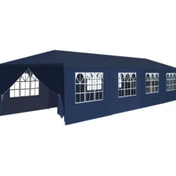 The Living Store Paviljong 3x12 m blå - Partytält & paviljoner