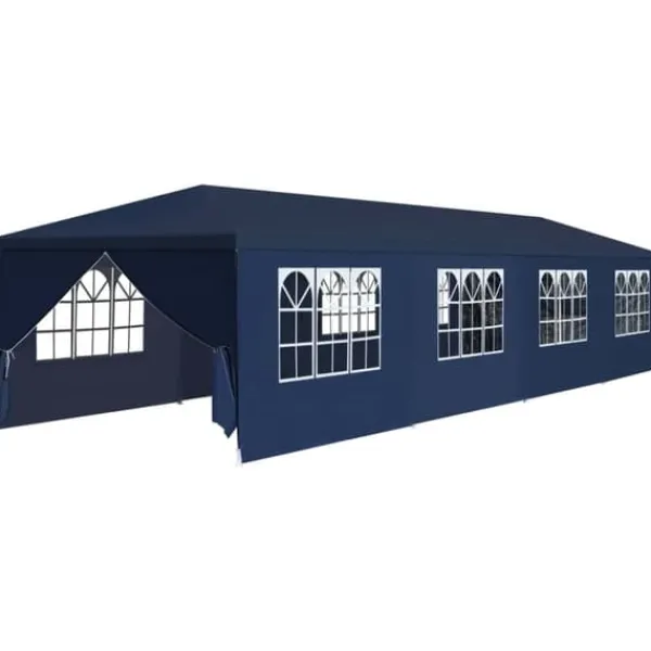 The Living Store Paviljong 3x12 m blå - Partytält & paviljoner