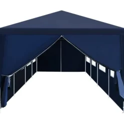 The Living Store Paviljong 3x12 m blå - Partytält & paviljoner
