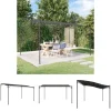 The Living Store Paviljong antracit 4x3 m 180 g/m² tyg och stål - Partytält & paviljoner