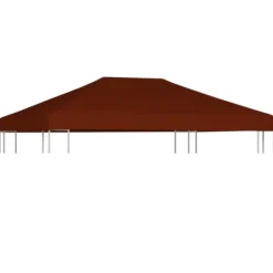 Sale The Living Store Paviljongtak 310 g/m² 3x4 m terrakotta - Tak till partytält & lusthus Tält & Lusthus