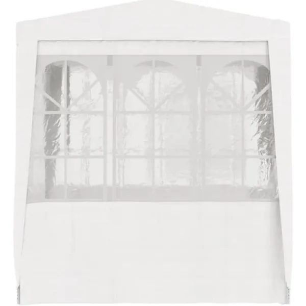New The Living Store Professionellt partytält med väggar 2x2 m vit 90 g/m² - Partytält & paviljoner Tält & Lusthus