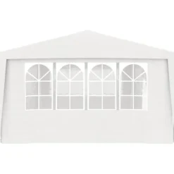 New The Living Store Professionellt partytält med väggar 4x9 m vit 90 g/m² - Partytält & paviljoner Tält & Lusthus