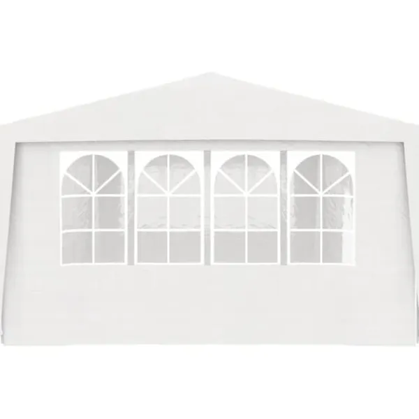 New The Living Store Professionellt partytält med väggar 4x9 m vit 90 g/m² - Partytält & paviljoner Tält & Lusthus
