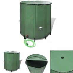 New The Living Store Regntunna hopfällbar 750 L - Bevattning Regntunnor
