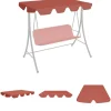 The Living Store Reservtak för hammock terrakotta 188/168x145/110cm - Tak till partytält & lusthus