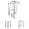 The Living Store Rosenbåge 250 cm mörkgrön - Bersåer, spaljéer & pergolor