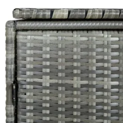 Outlet The Living Store Skjul för 2 soptunnor konstrotting antracit 148x77x111 cm - Förråd & Redskapsbodar Skjul, Garage & Carports