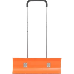 Hot The Living Store Snöskyffel med utdragbart handtag orange 96 cm stålblad - Snöskyfflar Snöborttagning