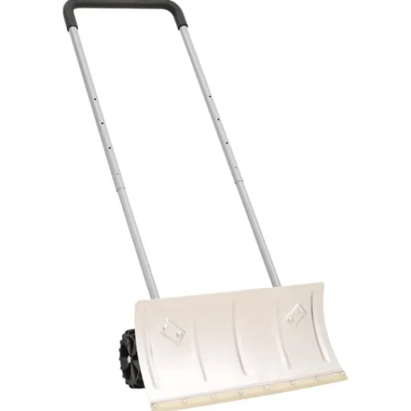 The Living Store Snöskyffel med utdragbart handtag silver 61 cm stålblad - Snöskyfflar