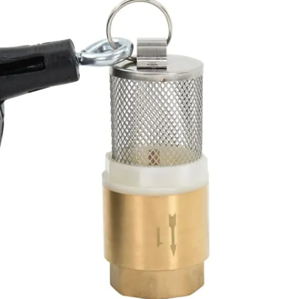 Hot The Living Store Sugslang med kopplingar mässing grön 1,1" 5 m PVC - Vattenslangar Bevattning