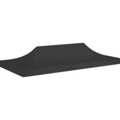 The Living Store Tak till partytält 6x3 m svart 270 g/m² - Tak till partytält & lusthus